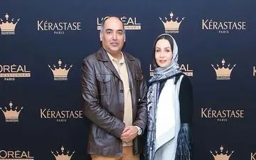 حدیث فولادوند و همسرش دیشب در یک جشن