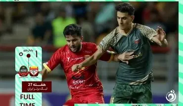 خلاصه بازی فولاد خوزستان 1 - شمس آذر قزوین 0 + ویدئو