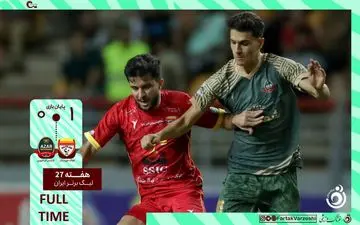 خلاصه بازی فولاد خوزستان 1 - شمس آذر قزوین 0 + ویدئو