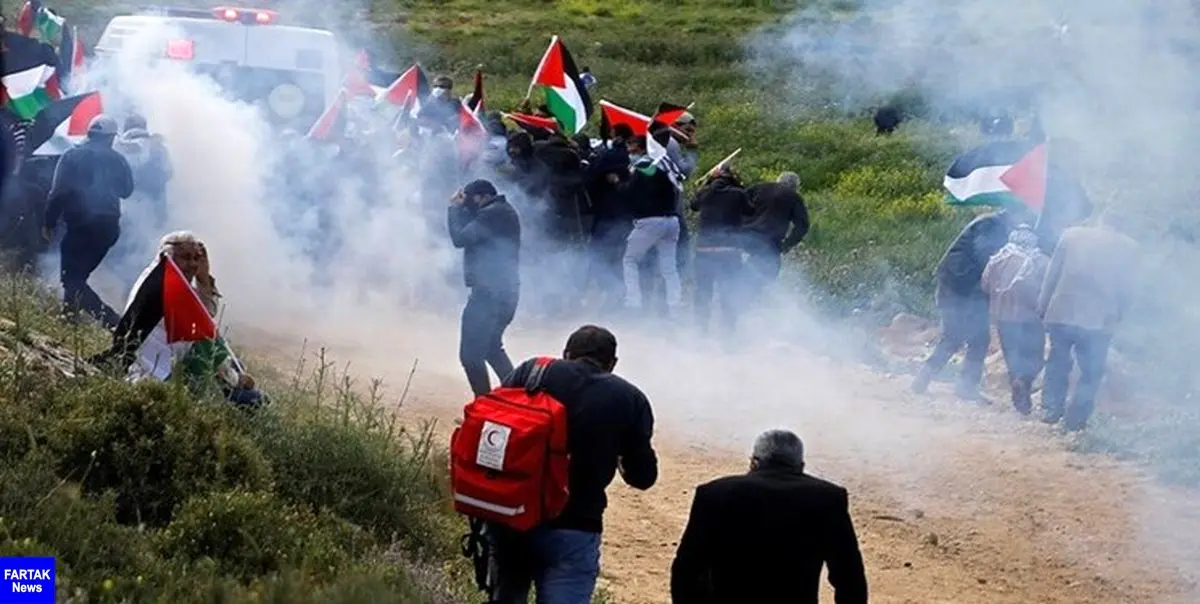 استفاده صهیونیست‌ها از پهپاد علیه تظاهرات‌کنندگان فلسطینی