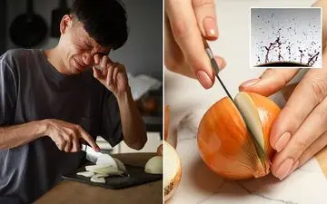 با این ترفند ساده، بدون اشک پیاز خرد کنید!