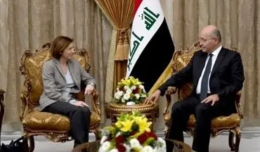  جزئیات دیدار وزیر دفاع فرانسه با رئیس‌جمهور عراق 