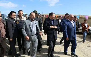 افتتاح واحدهای مسکونی گهواره  توسط  رئیس کمیته امداد کشور و  استاندار کرمانشاه 