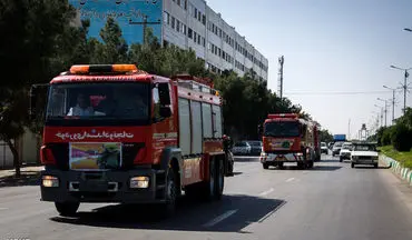 استقرار نیروهای آتش‌نشانی و اورژانس/ترافیک در محورهای اصلی پایتخت