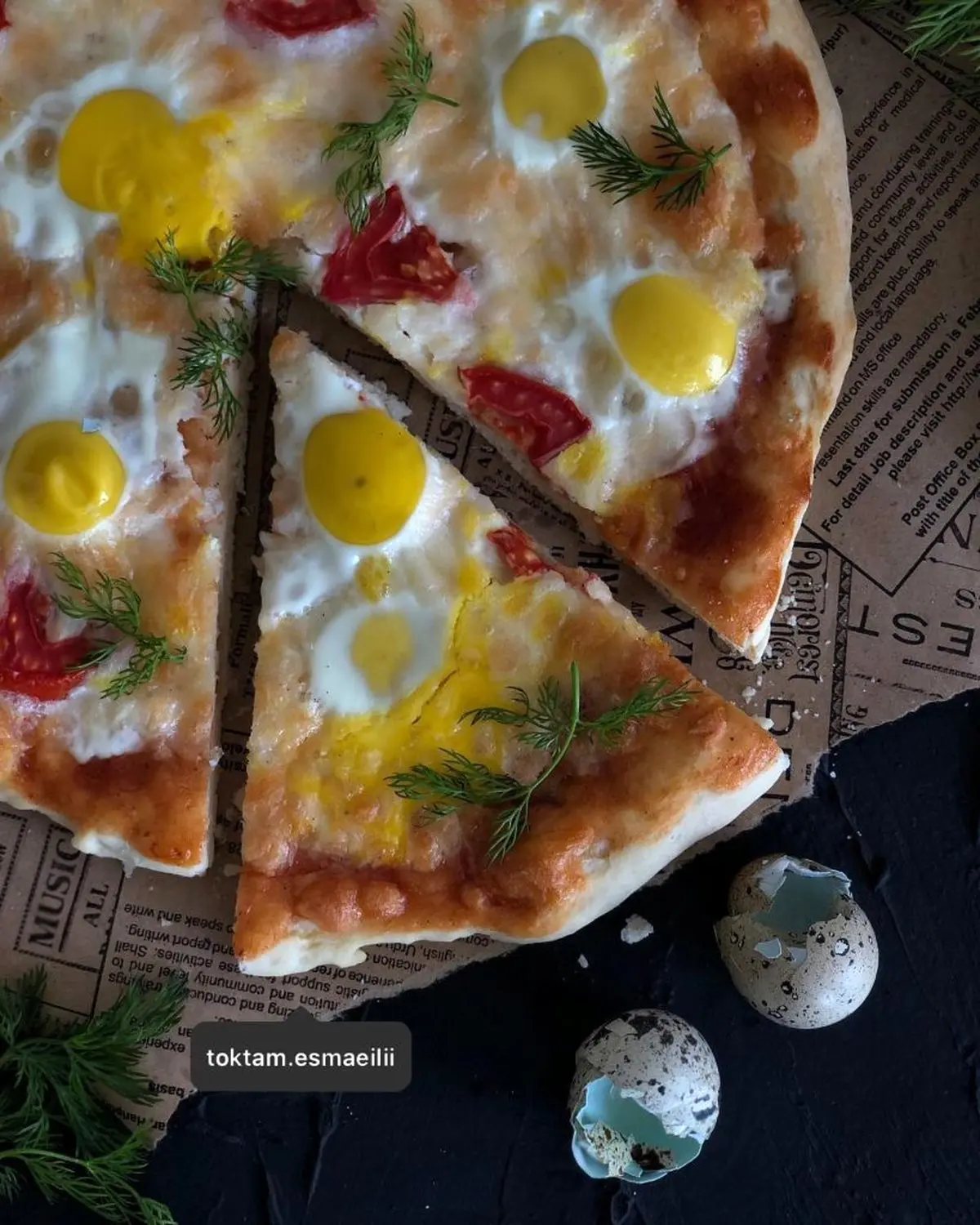 پیتزای مقوی | پیتزای بلدرچین