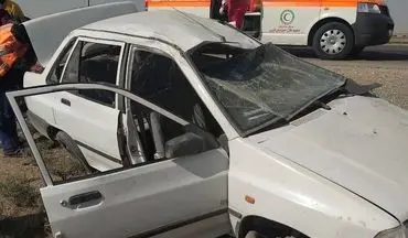 واژگونی پراید در تاکستان؛ هشت نفر مصدوم شدند