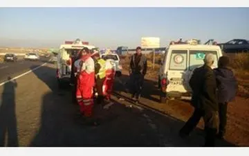 آخرین خبرها از تصادف خونین پژو405 با کاروان پیاده