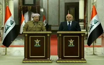 مهلت ۳ روزه بارزانی به بغداد/العبادی: آماده مذاکره با اقلیم هستیم