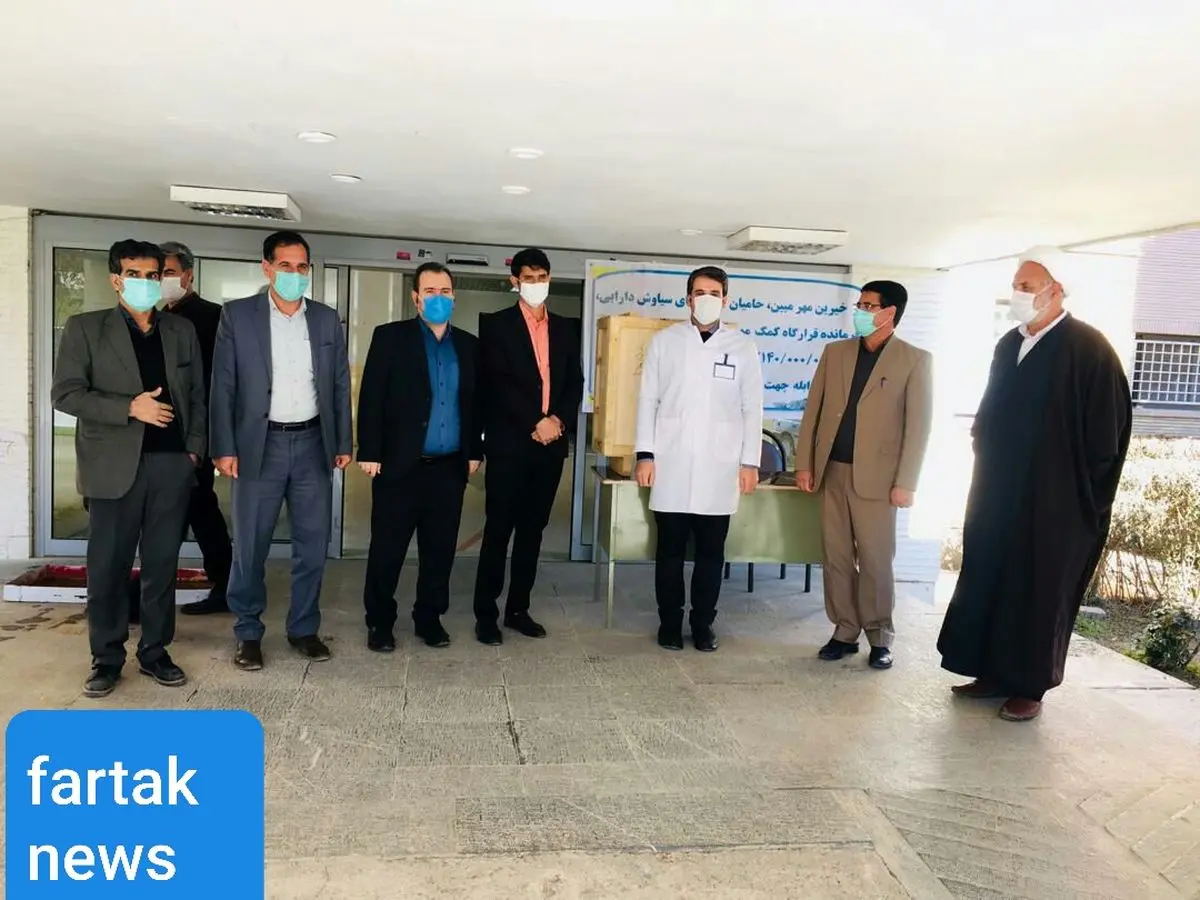 اهداء دستگاه ABG توسط موسسه خیریه مهرمبین به بیمارستان امام علی (ع)سرابله