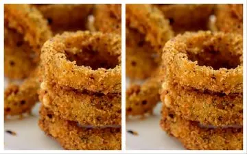 طرز تهیه پیاز شکم پر سوخاری؛ پیش‌غذای خوشمزه و ترد به سبک رستورانی