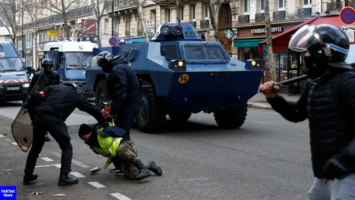 حمایت آلمان از اقدام خشونت آمیز پلیس فرانسه در مقابله با جلیقه زردها