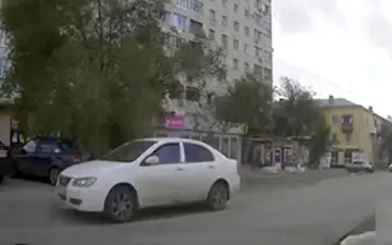 راننده خوش شانس از حادثه گریخت + فیلم