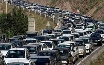 ترافیک ۳۵ کیلومتری در محور شمال-جنوب