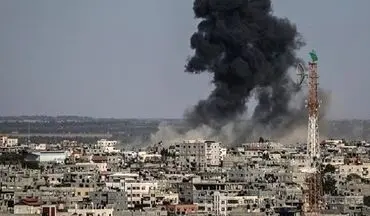 هواپیمای رژیم صهیونیستی شرق غزه را هدف قرار داد