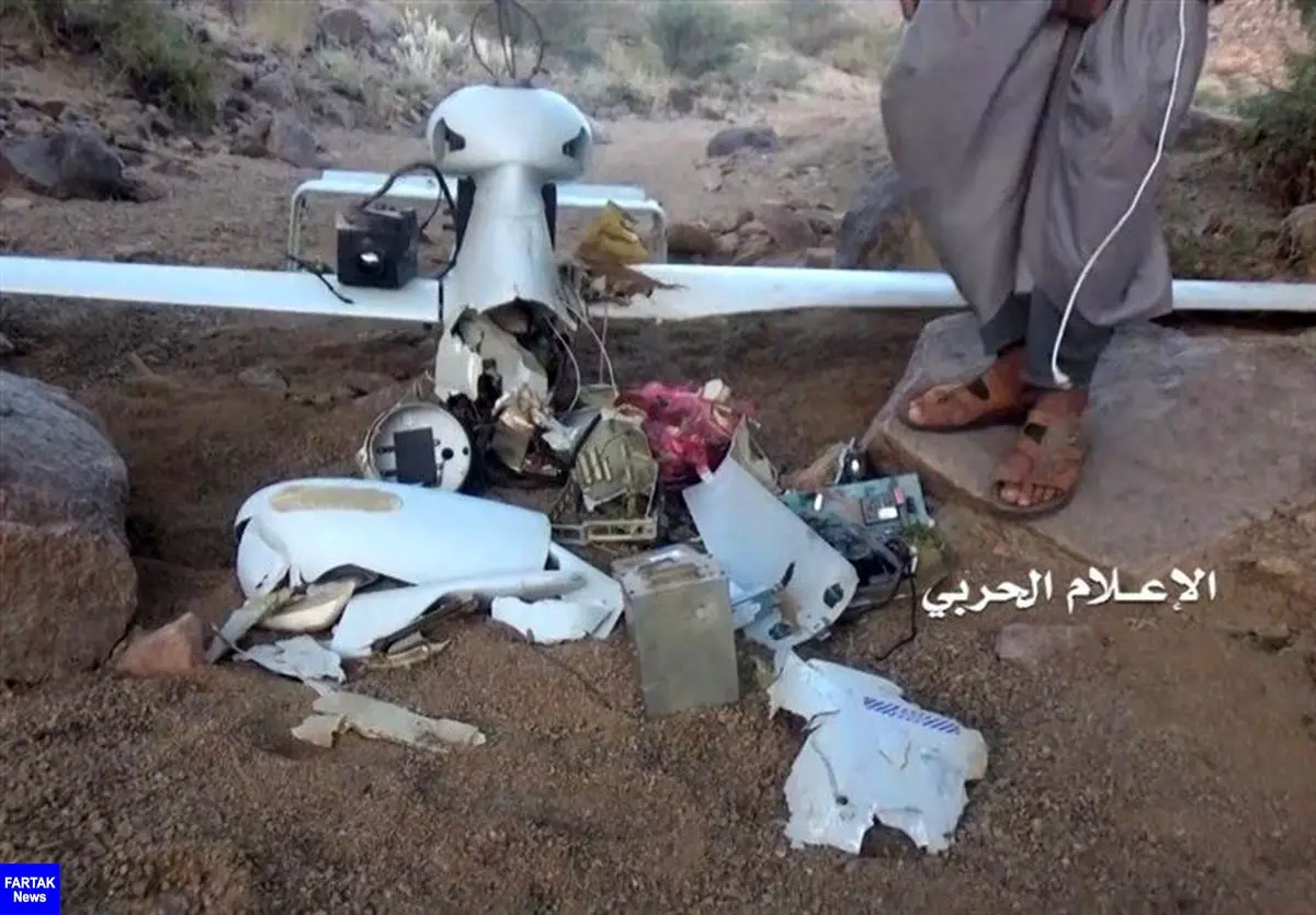 سرنگونی پهپاد جاسوسی متجاوزان در یمن؛ دفع حملات گسترده مزدوران عربستان در جیزان 