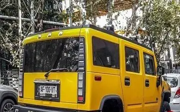 خودرو متخلف در تهران آمریکایی است! + عکس