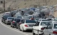 ترافیک سنگین در مسیر شمال ـ‌ جنوب کندوان/ افزایش تردد خودروهای سنگین در جاده