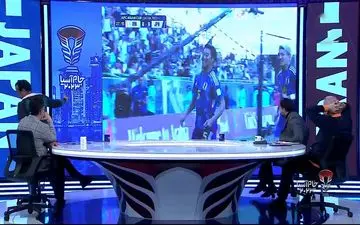 لحظه گل اول ژاپن به ایران و واکنش خیابانی و خداداد | فیلم