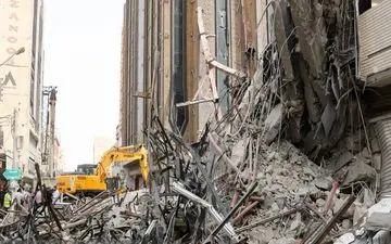 آخرین آمار فوتی های ساختمان ریزش متروپل