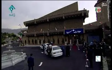 ورود میرسلیم به صدا و سیما + تصاویر