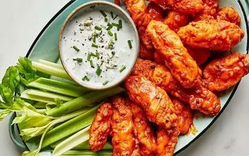 آموزش غذای فوق العاده خوشمزه بوفالو وینگز!