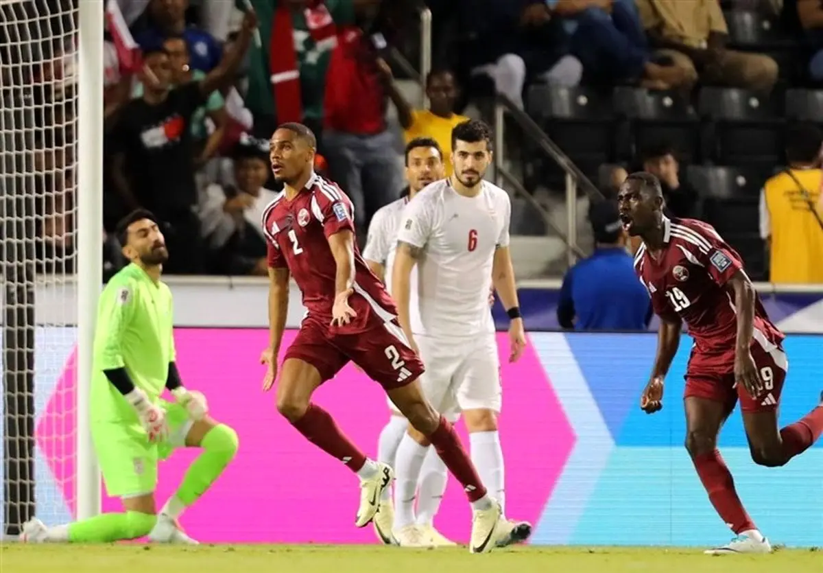   شکست ایرانِ ۱۰ نفره مقابل قطر در دوحه 
