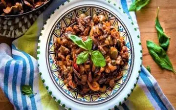 خوراک بادمجان با زیتون  فوق العاده س| حتما امتحانش کنید!