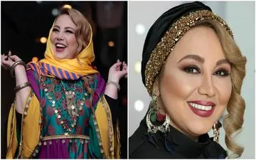 بهنوش بختیاری بدون حجاب با موهای بلوند / بهنوش خانم لطفاً به خودت بیا + عکس شرم آور