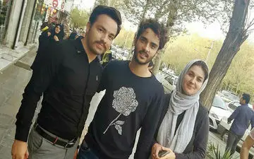 تیپ ساعد سهیلی و گلوریا هاردی در خیابان