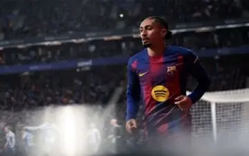 فیلم | گل چهارم بارسلونا به اتلتیک بیلبائو توسط رافینیا