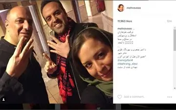 واکنش مهراوه شریفی نیا به نتیجه بازی دربی / عکس 