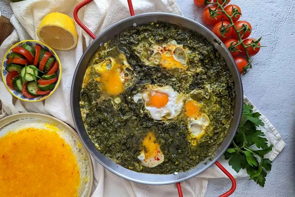 ترشه تره؛ خورش خوشعطر گیلانی با سبزیجات محلی