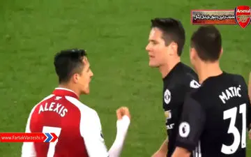 لحظات درگیری و دعوای بازیکنان آرسنال + فیلم