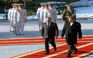 استقبال رسمی جهانگیری از نخست وزیر سوریه