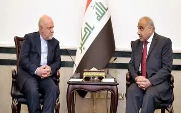 دیدار زنگنه با نخست وزیر عراق در بغداد