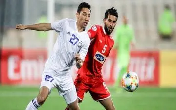 کری هواداران پاختاکور برای پرسپولیسی‌ها