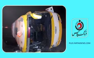 ویدیو | واژگونی اتوبوس در کنگاور: ۱۰ مصدوم و نگرانی برای حال ۲ نفر