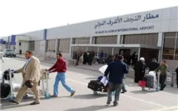 پروازهای فرودگاه نجف از سر گرفته شد