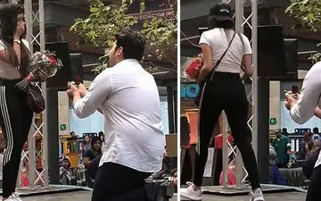 این پسر به شیوه ای عجیب از دختر مورد علاقه اش خواستگاری کرد