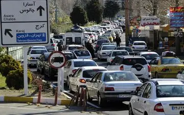 ترافیک فوق سنگین در جاده چالوس و جاده هراز

