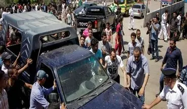 کشته شدن ۱۴ نیروی امنیتی مصر در غرب قاهره