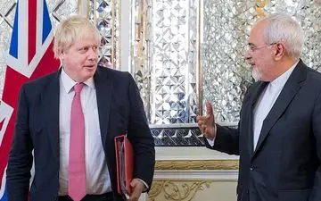 تیپ عجیب و غریب وزیر امور خارجه انگلیس در دیدار با ظریف