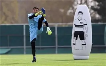  بیرانوند با ژست هرکول در تیم ملی! (عکس)