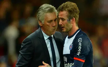 حمایت تمام قد بکام از آنچلوتی