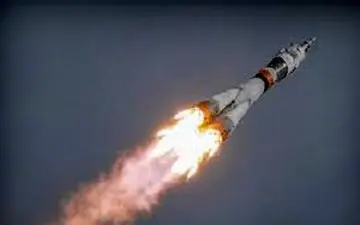 لحظات ارسال فضاپیمای سایوز به ایستگاه فضایی بین‌المللی + فیلم 