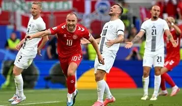 دانمارک و اسلوونی اولین تساوی یورو ۲۰۲۴ را رقم زدند