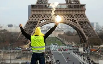 هجدهمین شنبه اعتراضات جلیقه زردها در فرانسه