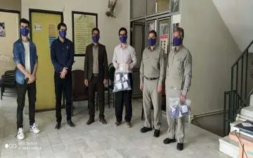 توزیع بیش از 7000 عدد ماسک پارچه ای در سرپل ذهاب