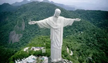 همدردی مجسمه مسیح در برزیل با جامعه پزشکی جهان