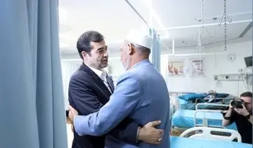 عیادت وزیر ورزش و جوانان از صابر کاظمی+ عکس
